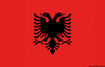 Osculati 35.474.02 - Flag Albania 30 x 45 cm