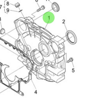 Nanni Diesel 970314897 - Flywheel Housing for N4.85 and N4.100 Engines