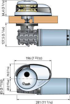 Quick DP2 - Vertical Windlass 300W/12V/6mm