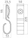 Osculati Cable Hook with Safety Strap for Shore Power Cables & Water Hoses Osculati Cable Hook with Safety Strap for Shore Power Cables & Water Hoses