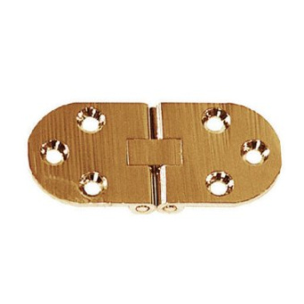 Plastimo 409423 - Double Axle Hinges - Polished Brass 30x67