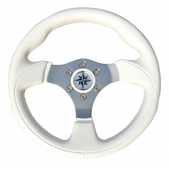 Savoretti White T12 Steering Wheel 300 mm