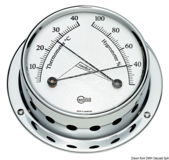 Osculati 28.680.03 - Barigo Tempo S Polished Barometer