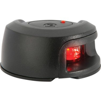 Attwood LightArmor - Navigation Light - Horizontal - Black - Red