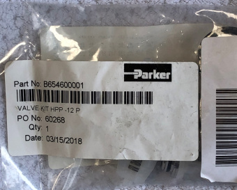 Parker B654600001 Valve Set, HPP-12 P