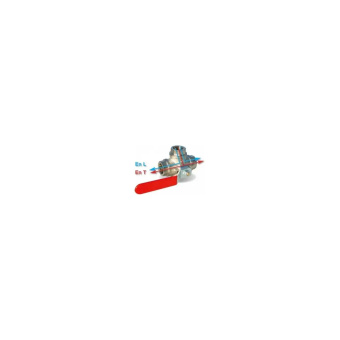 3-Way L-Shaped Brass Ball Valve - FFF - PN40 - 1/4