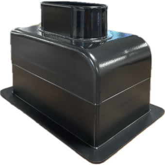 MBC Plenum Box For Marine Air Conditioner Systems For SAG2515, Ø125 mm, Bottom Junction