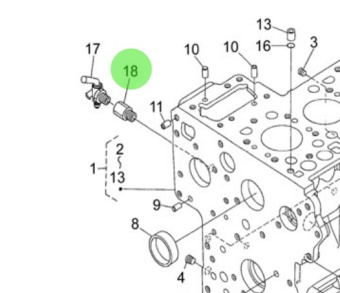 Nanni Diesel 970301911 - Reduction Nipple for Engine Block and Crankcase Connections
