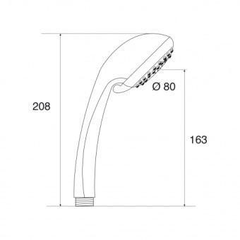 Barka 03.83.17031 - Maxi Shower Rail