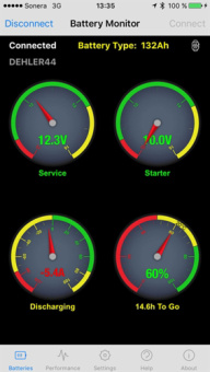 NASA BM-1 Battery Monitor - Bluetooth