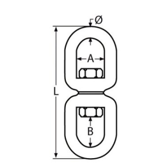 Euromarine Eye / Eye Swivel A4 Ø10mm