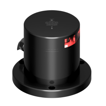 Lopolight 301-109-PRO-I - Navigation Light 3NM 112,5° Red, Port, Black Anodized, Ice-Class