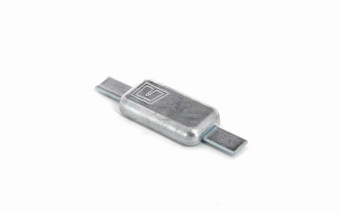 Vetus WOA000A - Weld-on Hull Anode, Aluminium, 0.36 kg