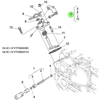 Nanni Diesel 970313004 - Control Plate Assembly for Speed Control and Accelerator