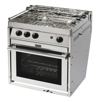 Force 10 F75301 - 3 flames Ceramic hob with gas oven