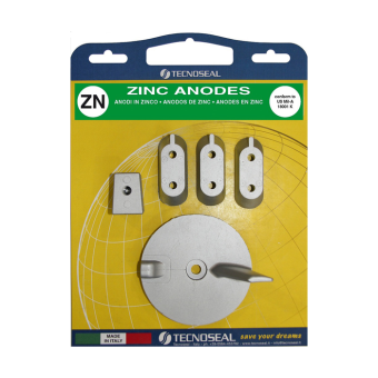 Tecnoseal Yamaha 4-Stroke Outboard Anode Kit 40–60 HP