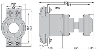 Python Drive P200-W Complete Shaft Drive System