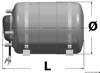 Osculati 50.292.06 - ISOTEMP INDEL WEBASTO MARINE SPA50 Boiler