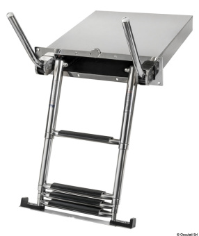 Osculati 49.569.04 - EasyUp Built-In Telescopic Ladder With Handles