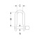 Ronstan RF620 Stainless Steel D Shackle, 1/2" Pin, Coined Head with Hole