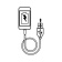 Casolux Mary Wall Light USB Touch Dim Stainless Steel