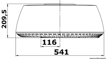 Osculati 29.712.04 - Raymarine Quantum wireless radar antenna