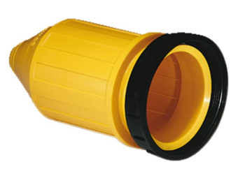 Marinco 7715CRNXPK - 32A Weatherproof Cover With Threaded Ring Yellow (Export Version) 