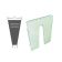 Ceredi Wedge-shaped Transom Protection 420X340 mm 