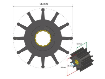 Albin 06-02-028 - Premium Impeller