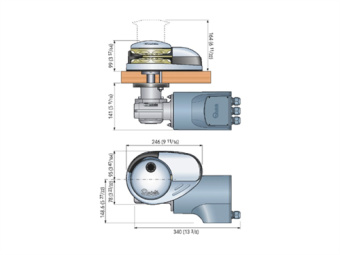 Quick DP3 - Vertical Windlass 1000W/12V/10mm