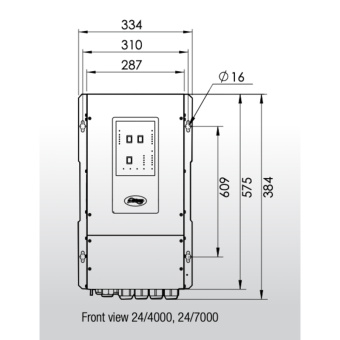 Whisper Power 60203005 - AC PowerCube 24 VDC – 14000 VA