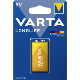 Varta 6LF22 Longlife Battery - Blister Pack 1 Piece