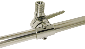 Allpa Stainless Steel Adjustable Antenna Base For Railing Mount (Ø20-25mm)