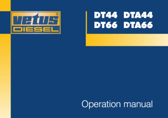 Vetus STM9707 - Operation Manual DT(A)44/66, Englis