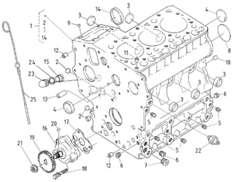 Nanni Diesel 970314260 - COMP.CRANKCASE for N3.21