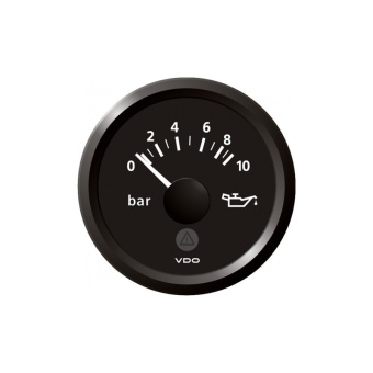 VDO A2C59514114 – ViewLine Engine Oil Pressure Gauge 10 Bar Black 52 mm