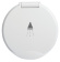 Osculati Classic Evo White Door Boat Shower with Tiger Stainless Steel Shower Head Ø95 mm with White Nylon Hose 4 meter - 15.163.61