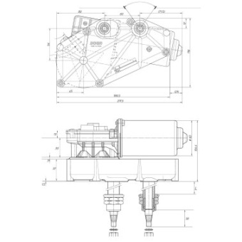  Motor Eg 319 12V 72D 2 Speeds