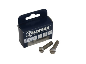 Talamex Stainless Steel AISI 316 Pan Head Bolt DIN 84 M4x40 (48 pcs)