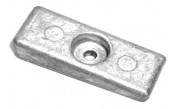 Navalloy Side Pocket Aluminum Anode Mercury 826134T & Honda 41109-ZW1-003