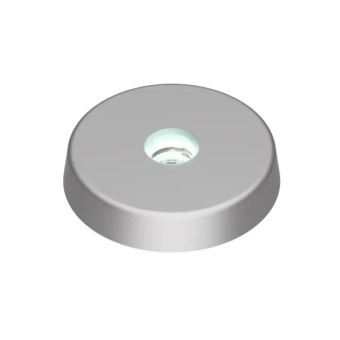 Lopolight 400-220 - Decklight, White/White/Red Light, Surface Mount, Silver
