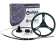 SeaStar SS13826 - Light Duty System With Cable 26' (7.93m) + Steering Wheel Riviera Black