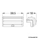 Osculati 33.519.70 - White Corner Dock Fender