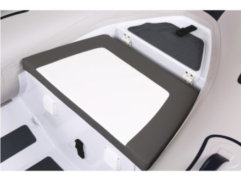 Talamex Bow Cushion Grey-White 70cm x 38cm x 6cm For Silverline Aluminium RIB