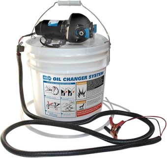 Jabsco 17850-1012 - DIY Engine Oil Change System, 3.5 Gallon Capacity, 12 Volt , Black