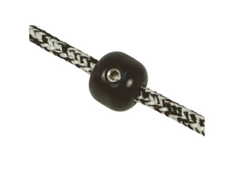 Clamcleat PT525 - Screw-On Stopper Ball for 8-9mm Rope/Tube Black