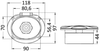 Osculati 16.443.20 - Elissa hose connector for fresh water