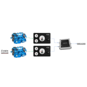 Solé Marine Engine SK-60 With Technodrive Gearbox TM345, R=2.47:1