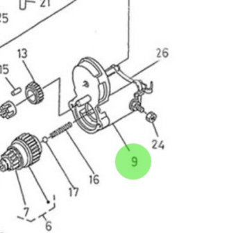 Nanni Diesel 970314193 - Magnetic Switch Assembly for Starter Motor