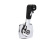 Ultraflex 41790S - B310B Motor Control Side Mount With Trim, Black Button